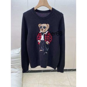 RL Designer Men and Women s Knits Bear Sweater Ralphs Polos Pullover Crewneck Knitted Laurens Sweaters Long Sleeve Casual Ch Asian