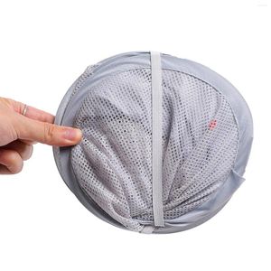 Laundry Bags 2PCS Hanging Hamper Mesh Collapsible Small Wall Baskets University Dormitory Use