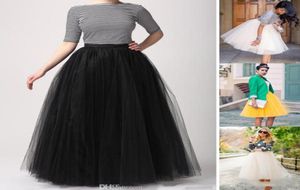 Gonne tutu da donna su misura in fabbrica Abito da festa di moda Lunghezza del pavimento Ragazza lunga per adulti Abiti da ballo in tulle Una linea Plus Size Sottoveste9513918