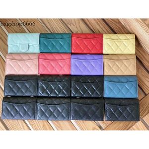 Wallet 10A Designer Caviar Cc Ladies Leather Wallets Purse Credit Slot Mini Skinny Black Card Top Zip Coin Pouch with ID Holde 036 S new