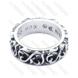 S925 Silver Ring Chromee Hearts Designer Luxury Fashion Eternal Vine Thin Edition Personlig thailändsk kvalitet för manlig och kvinnlig 6qjw