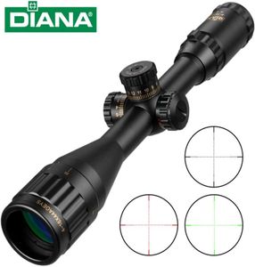 Mira óptica tática 416x44 ST, verde, vermelho, iluminado, riflescope, caça, rifle, sniper, airsoft, air guns4960363