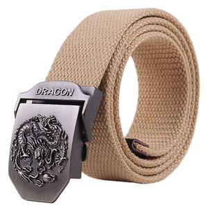 Cintura casual in tela ispessita Elementi cinesi Lunghezza personalizzabile Cintura da uomo e da donna Cintura con fibbia liscia