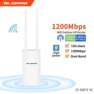 COMFAST Outdoor Wireless AP WIFI Router 300M 1200M ponto de acesso poe Ponte repetidor antena estação base local 240113