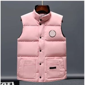 Męska kamizelka puffer gilet mensdesigner Weste Weste Waistcoat Materiał Losy Płaszcz Grafit szary czarno -biały litery drukowane projektant Canadian Parkas