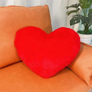 Pillow Furry Heart Adorable Shaped Plush For Home Bedroom Decoration Christmas Room Decor Love Gifts Soft Women