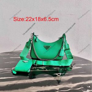3a lyxig handväska grön designer kvinnors väska