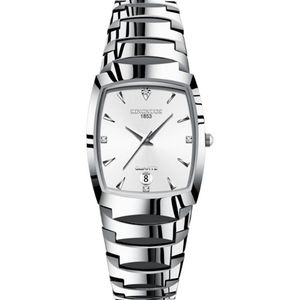 Kingnuos Luxury Lovers pary kwarcowe inteligentne diamentowe zegarki Diamond 40 mm Diar Mens 25 mm Watch Watch Watchsten Steel Calendar Wris299f