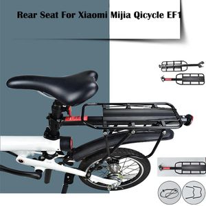 Седла для велосипеда, багажник на заднее сиденье, заднее сиденье для Xiaomi Mijia Qicycle Ef1, умный электрический скутер, Ebike, аксессуары для дорожного велосипеда, велосипед