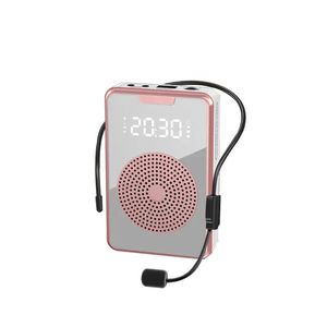 Bärbar trådlös Bluetooth -röstförstärkare Mikrofon Lär Megaphone Little Bee Loudser för lärare utomhus Tour Guide 240113