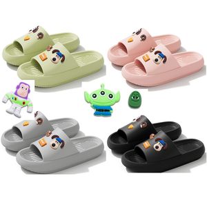 sliders designer for women mens slippers slides DIY Fashion Shoes Chain Slippers Creative cartoon dog Women Lychee Warm Home Platform Bubble size 36-45