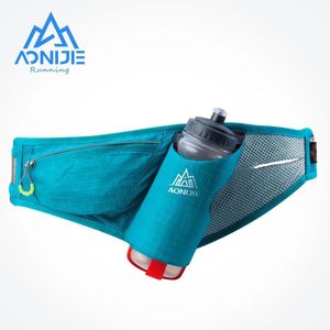 Väskor aonijie maraton jogging cykling som kör hydrering bälte midjepåse påse fanny pack telefonhållare för 600 ml vattenflaska e849