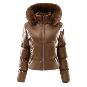 2023 Sonbahar/Kış Tasarımı Kadın Kapşonlu Moda Çok yönlü sıcak ceket gündelik ceket