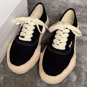 Designer sapatos homens mulheres maison mihara yasuhiros dissolvendo sapatos plataforma sneaker treinador de couro mmy grosso sola amantes papai esportes casual sapato de lona