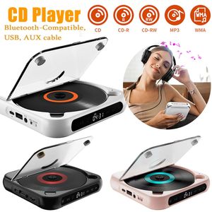 Bluetooth-Compatible CD Player USB AUX Playback Desktop CD Player Memory Function CD Music Player Gift For Friend Family Student 240113