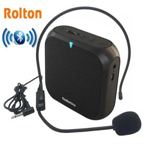 Radio Rolton K400 Portable Voice Amplifier Megaphone Booster with Wired Microphone Loudspeaker Speaker FM Radio MP3 Teacher Training