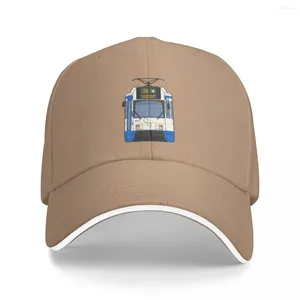 Ball Caps Amsterdam Tram Baseball Cap Cosplay Thermal Visor Gentleman Hat Hats Man Women'S