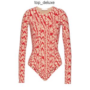 Bodysuit Swimsuit V Luxury Designer Bikinis Toile Iconographe Women Swimsuits Long Sleeves Swimwear One Piece Designers Bikini Woman Suits''gg''LKF2