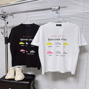 メンズプラスティーポロスニューグレードコットンプリントTシャツラウンドネックステッチプルオーバーショートオーバー女性用タンクトップスウェットシャツ24A21