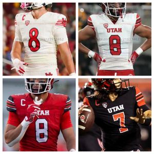 Utah Utes Football Jersey NCAA College Personalizado Homens Mulheres Juventude Cole Bishop Cameron Rising Brant Kuithe 5 Pittman