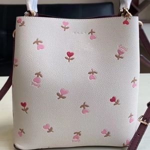 coa bag Evening Bags Heart Tote Designer s Boston Women Luxury Handbags White Leather Handbag Crossbody Shoulder Purses
