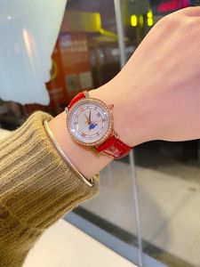 Nova moda de luxo relógio feminino 28mm movimento quartzo 904 corrente relógio aço inoxidável omj