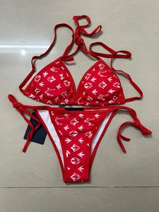 Designer-Bikinis Frau sexy Bikini mit Buchstaben Badeanzüge Kristall Sommer Bademode Strand Luxus Badeanzüge Dreipunkt-Badeanzug FF777