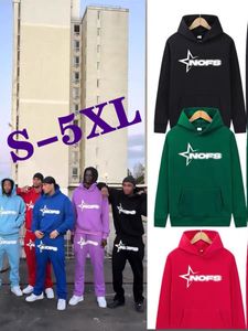 Boyut 5xl Hoodie Tasarımcı Erkek Kadın Hoodies Nofs Gotik Punk Rock Hiphop Y2K Sweatshirt Trailsuits Mens Street Giyim Külkü Uzun Kollu Pamuk Giysileri