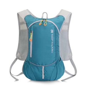 Väskor Ultra Lightweight Running Backpack 8L Running Trail Hydration Vest Pack Marathon Running Bike Rucksack Bag Breattable Gym Bag