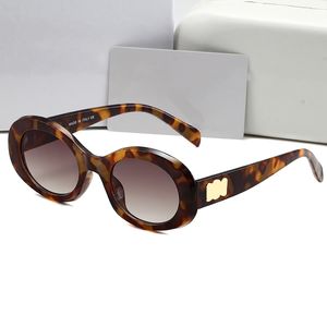 Oval Sunglasses for Women Cute Designer Adumbral Elegant Summer Luxury Lady Sun Glasses 6 Colors