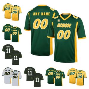 2021 Wentz Bison Jersey Lance Dunn Dimitri Williams Adam Cofield Ty Brooks North Dakota College College Football Toildeys Custical Stitched