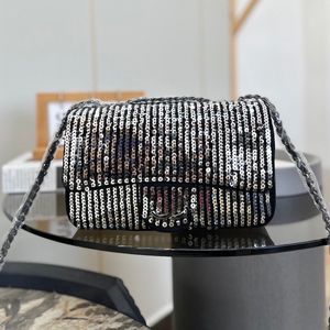 Trend Women Mini Designer Evening Bags Luxury Handbag Sequin Flap Shoulder Bag Coin Purse Cross Body Shopping Travel Bag Card Holder Suitcase Matelasse Chain Clutch