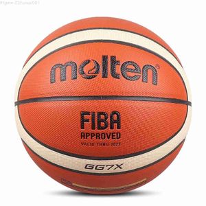 Bolas de basquete fundido tamanho certificação oficial competição padrão bola equipe de treinamento feminino masculino 230715 xig2