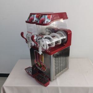이중 실린더 기계 자동 음료 디스펜서 과자 음료 과립 눈 스무디 메이커