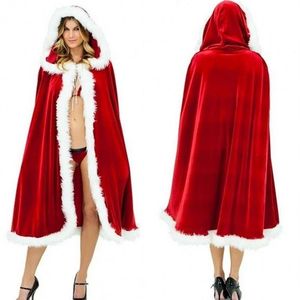 Women Kids Cape Halloween Costumes Ubrania Bożego Narodzenia Red Sexy Cloak z kapturem Cape Costume Akcesoria Cosplay2995