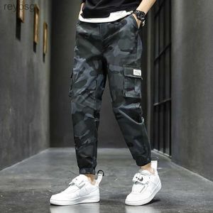 Mäns byxor Solomon - Mäns Multi Pocket Workwear Pants Cotton Sports Pants Casual Street Clothing Plus Size Hip -Hop FJJ YQ240115