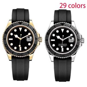 Roller Mens Titta på Yatch Automatiska mekaniska klockor Luxury Model Dial Master Wristwatch Round Waterproof Sapphire rostfritt stålklocka Par Watches Gift