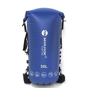 Bags 30L Trekking Dry Bag Impermeable Floating Backpack Roll Top Sail Kayak Drypak Motorcycle Drybag Bouy Bike Boat Dry Sack Deck Bag