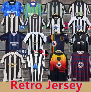 FUSSBALL-Trikots 94 95 96 97 98 99 00 01 04 05 06 SHEARER Retro HAMANN SHEARER PINAS BARNES 1984 95 1997 OWEN klassische FUSSBALL-Trikots COLE NewcastleS