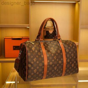 Luxur Designer Bag Light Luxury Women's Shoulder Bags Business Travel Bag Handväska som bär utgående resväska Business Boarding Bag