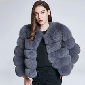 Fur Womens fur coat style Imitation fox hair Short jacket female winter warms leather quality Outdoor coat Noble coats Thicken and kee