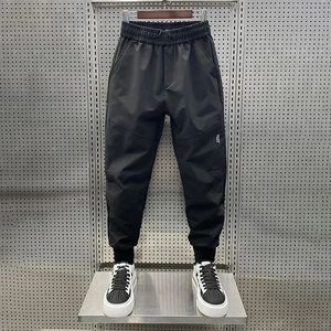 Erkekler Harem Pantolon Günlük Kore Vahşi Vintage Gevşek Moda Pantolon Erkek Giyim Siyah Sweetpant İş Pantolonu Erkekler için Geniş Pantolonlar 240115