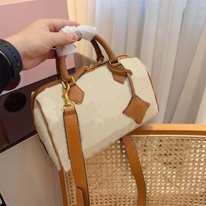 High quality classic fashion design presbyopia full printed coated canvas handbag Boston travel bag large men and women with the same couple.