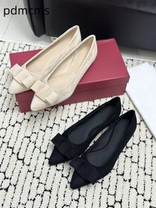 Yangjing upper with bow pointed design, fashionable single shoe, elegant and soft style, colorful choices, sizes 34-43