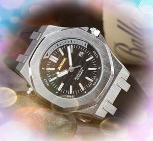Högkvalitativ president Automatisk datumklocka Fashion Crystal Big Dial Men Clock Premium Quartz Movement Lysande Set Auger Business Casual Dress Wristwatch Gifts