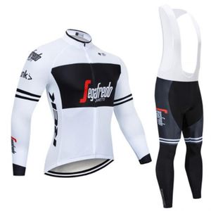 Collezione primavera autunno 2020 nuova maglia da ciclismo gialla manica lunga da uomo maglia da bicicletta da corsa all'aperto ropa ciclismo set323e