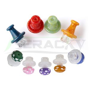 DHL!!! Beracky Cyclone Vortex Spinning Mushroom Glas-Vergaserkappe, 29 mm Durchmesser, berauschende Auto-Spinner-Kappen für vollverschweißte Quarz-Banger-Nägel, Glas-Wasserbongs, Dab-Rigs