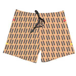 Verão masculino praia shorts carta impressão cintura elástica troncos de moda designer secagem rápida dos homens nadar banho