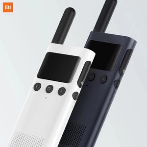 Talkie Original Xiaomi Mijia Smart Walkie Talkie 1s med FM Radiohögtalare Smarttelefon App Control Plats Dela Fast Team Talk Outdoor