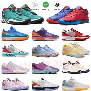 Top JA 1 Uomo Scarpe da pallacanestro Ja MorantS 1S Hunger Designers Day One Nero Gioco Royal Phantom Chimney Chicago Scratch Eubl Peach Mismatch Outdoor Sneakers Taglia 36-46